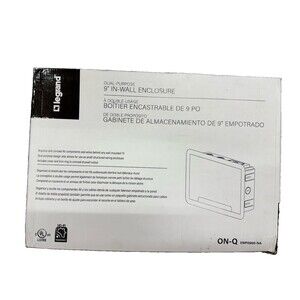 (A6) Legrand On-Q ENP0900-NA 9” Dual Purpose In-Wall AV Enclosure TV Media Box